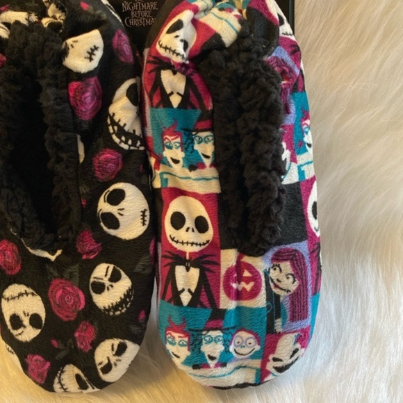 NEW Disney The Nightmare Before Christmas Slippers Slip On/Off - Picture 3 of 4